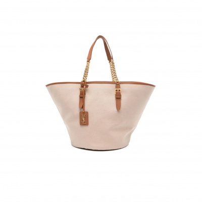 YSL LAURENT CABAS BAG IN DESERT DUST&BRICK 773704FAC7T9856 (47*30*25cm)